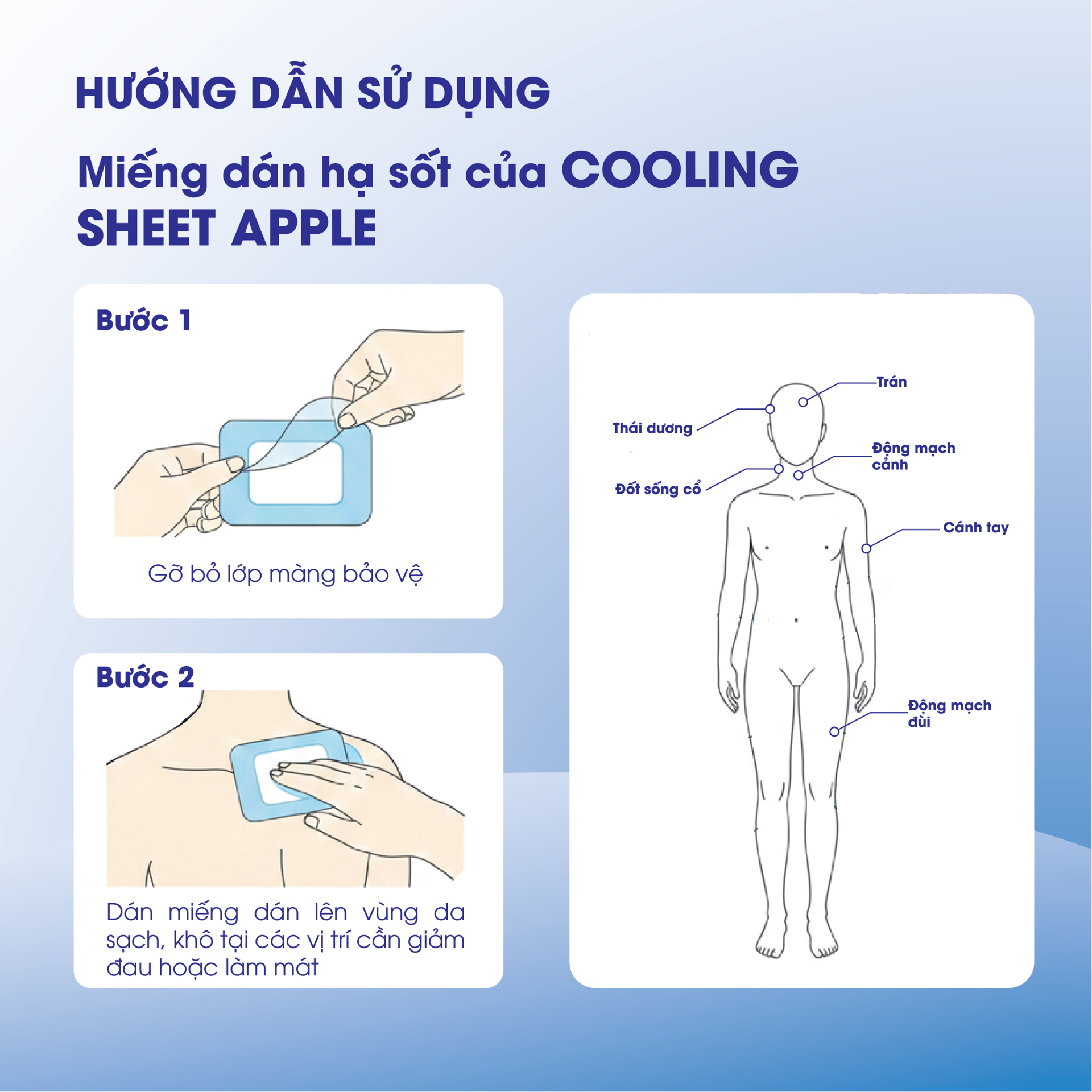 Miếng Dán Hạ Sốt COOLING SHEET APPLE TANAPHAR BH245152 1