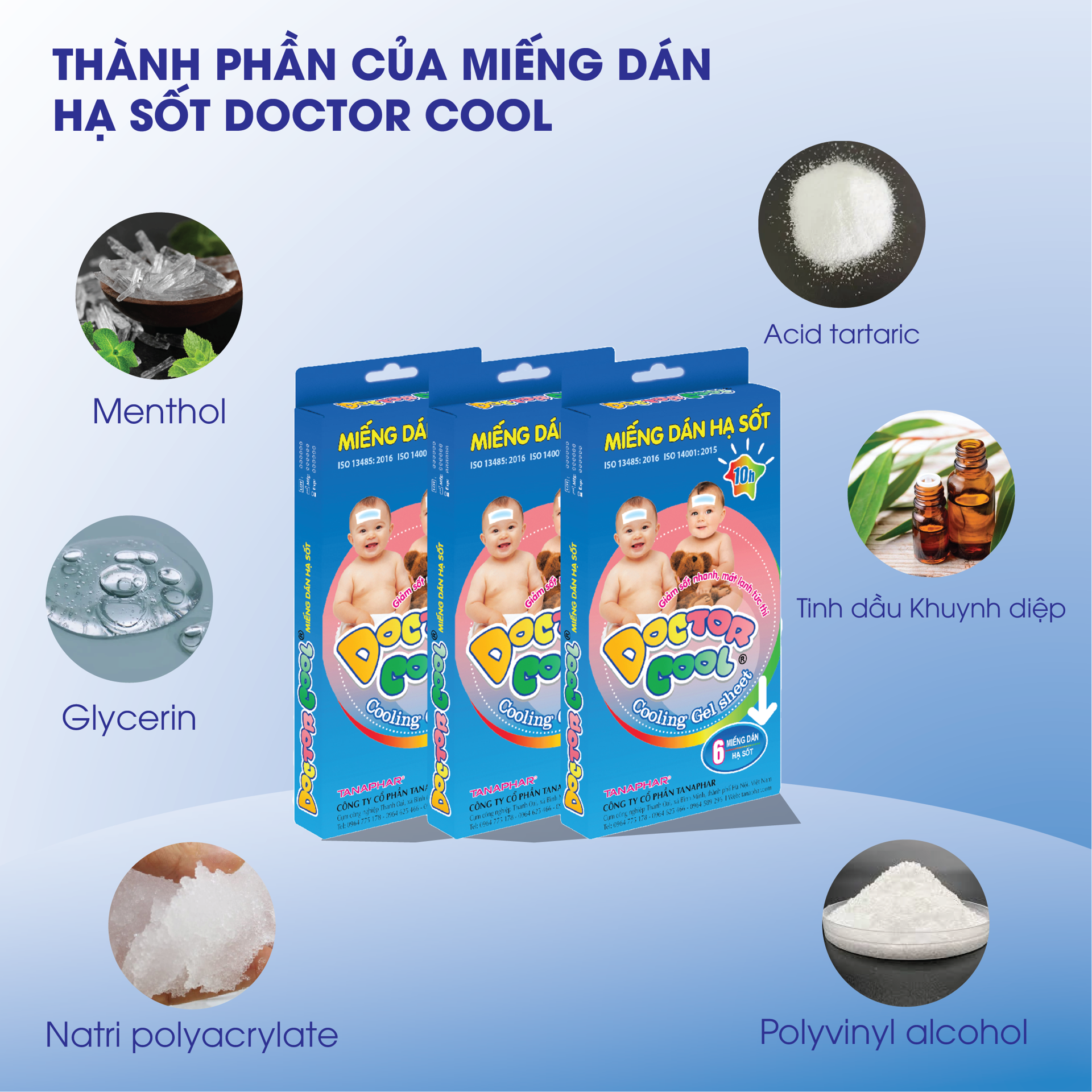 Miếng dán hạ sốt DOCTORCOOL dùng cho trẻ sơ sinh BH245153 1