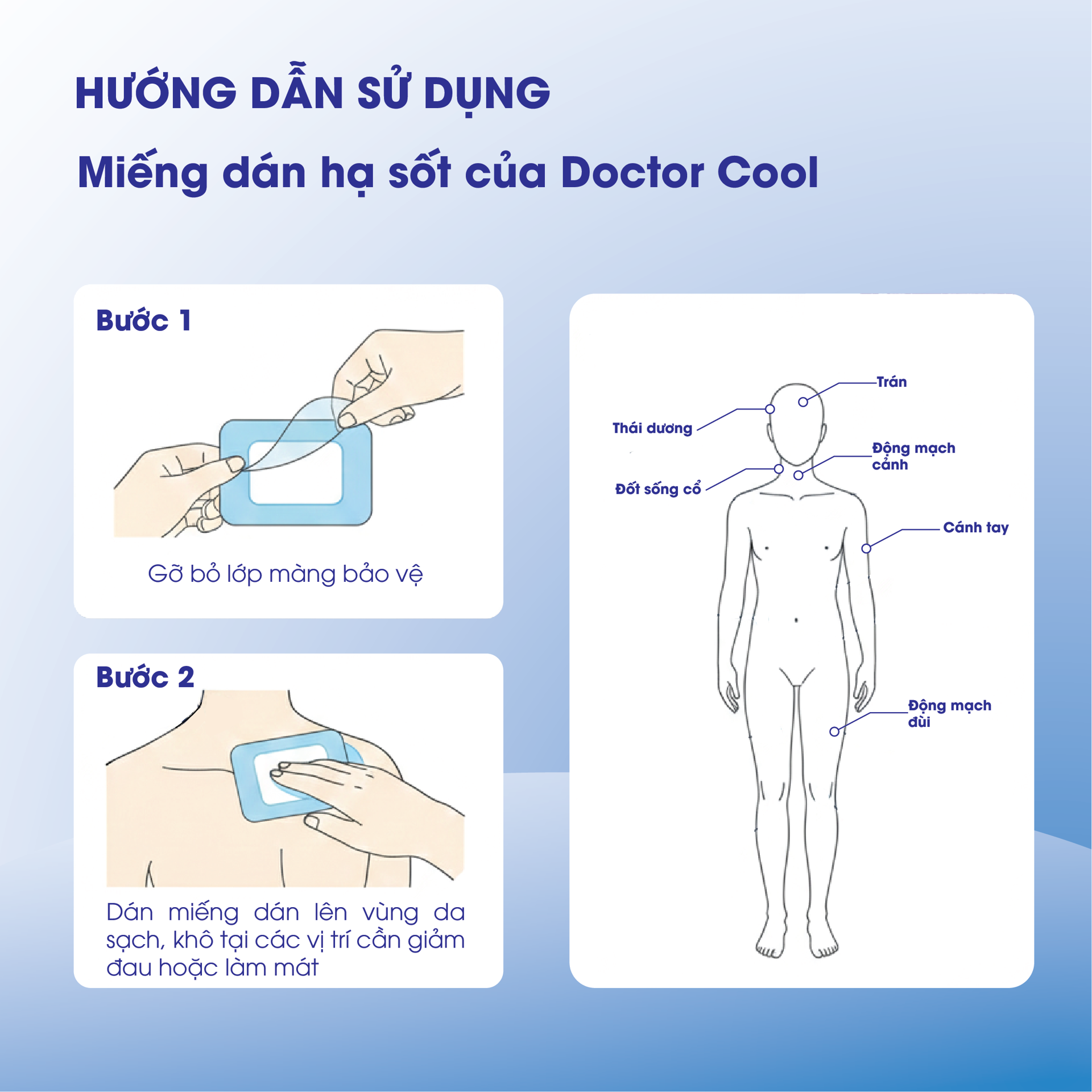 Miếng dán hạ sốt DOCTORCOOL dùng cho trẻ sơ sinh BH245153 1