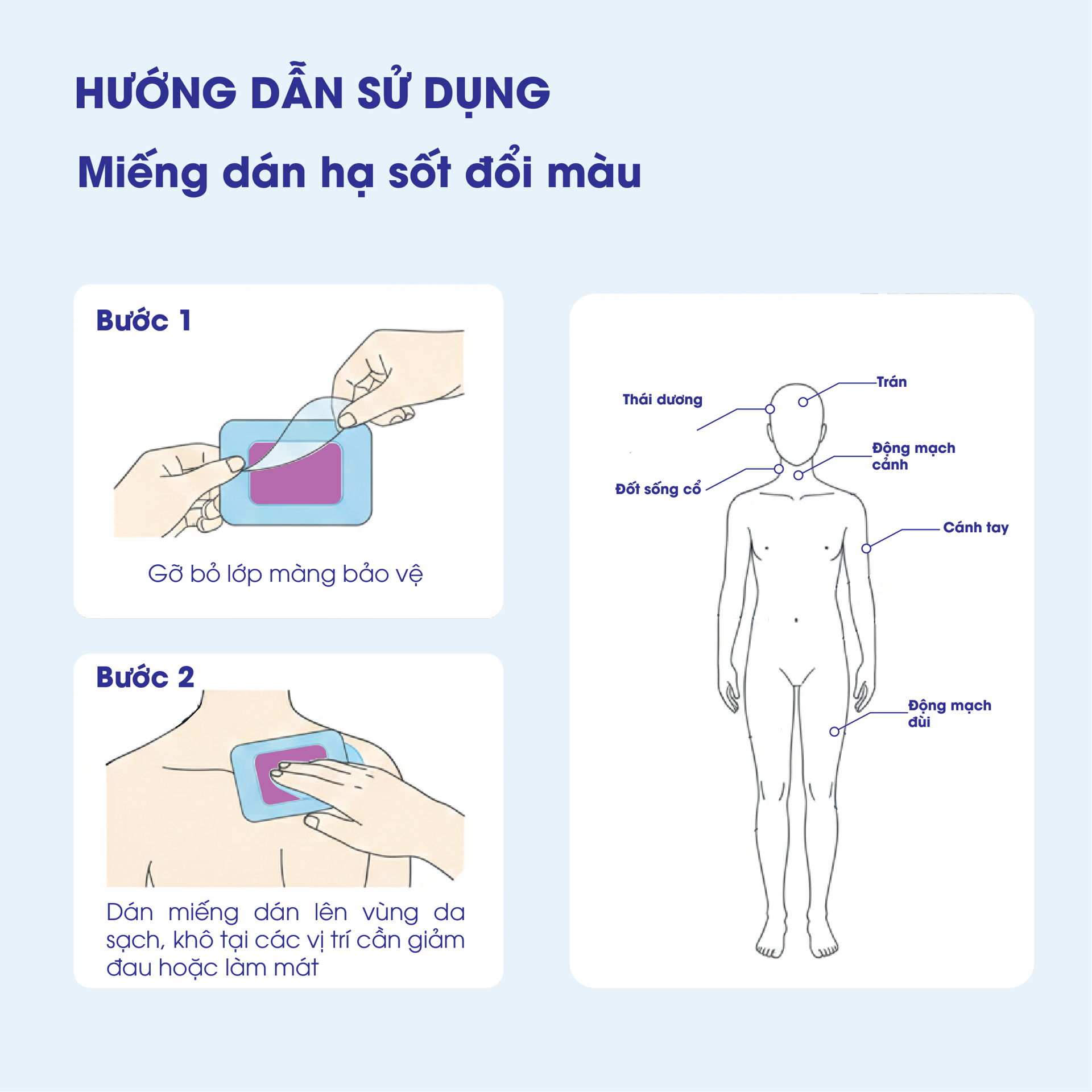 Miếng Dán Hạ Sốt Đổi Màu COOLTANA Premium BH245154 1