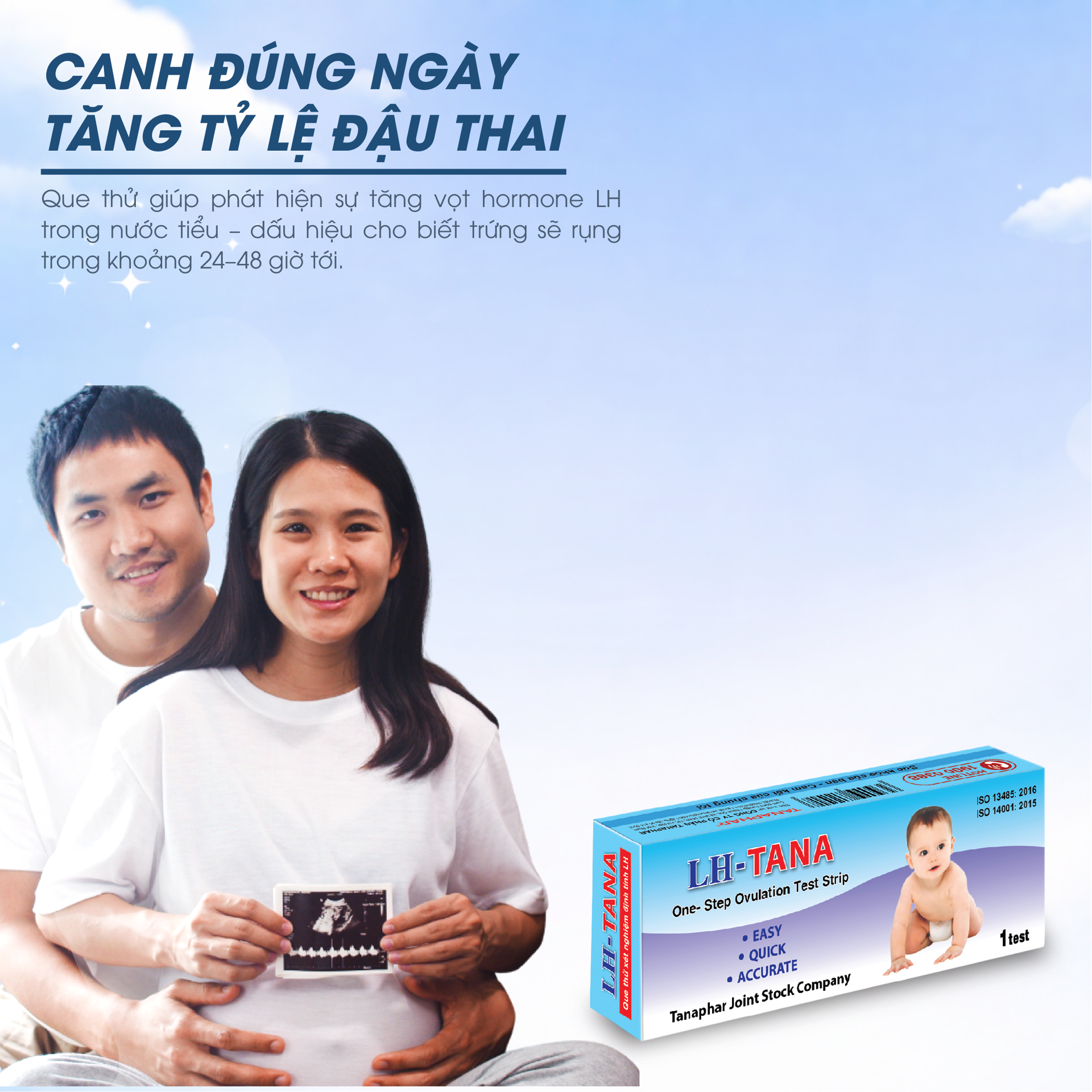 Combo 3 Que thử xét nghiệm định tính LH - TANA BH245167 1