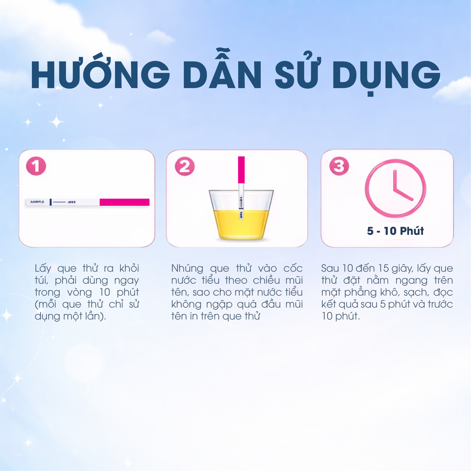 Combo 3 Que thử xét nghiệm định tính LH - TANA BH245167 1