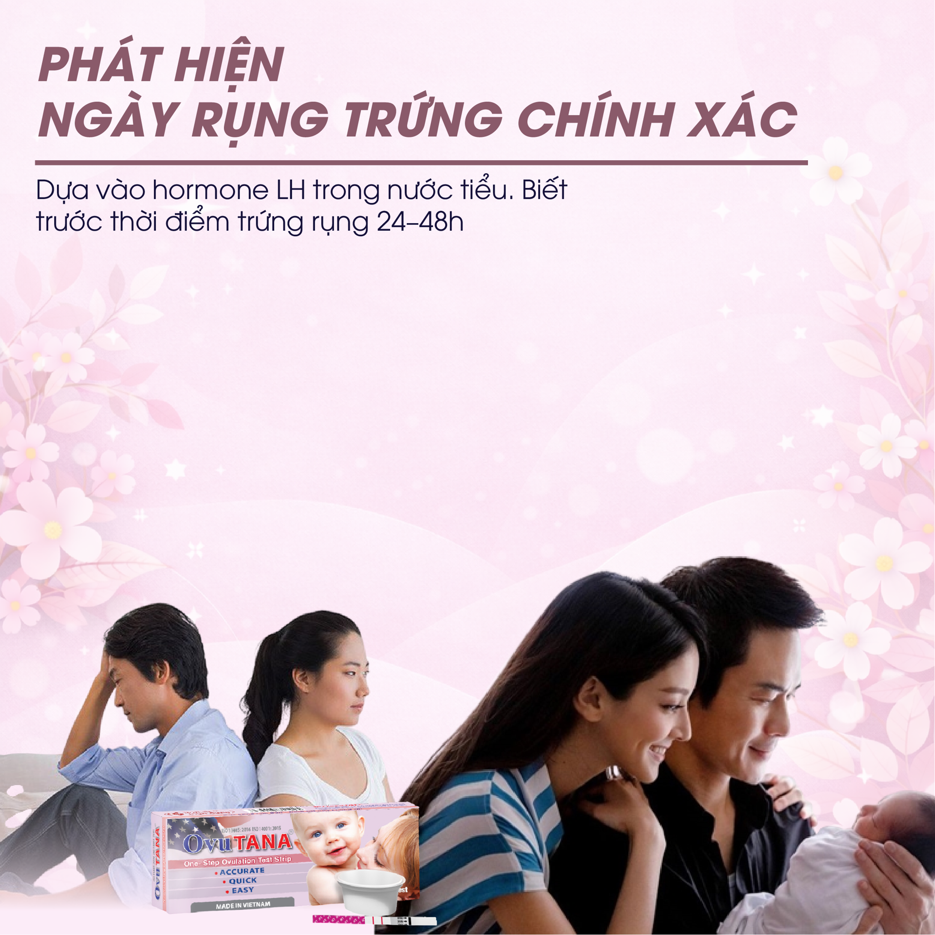 Bộ Que Thử Hỗ Trợ Sinh Sản Theo Ý Muốn (08 que thử Ovutana + 02 que thử Quicktana) BH245189 3