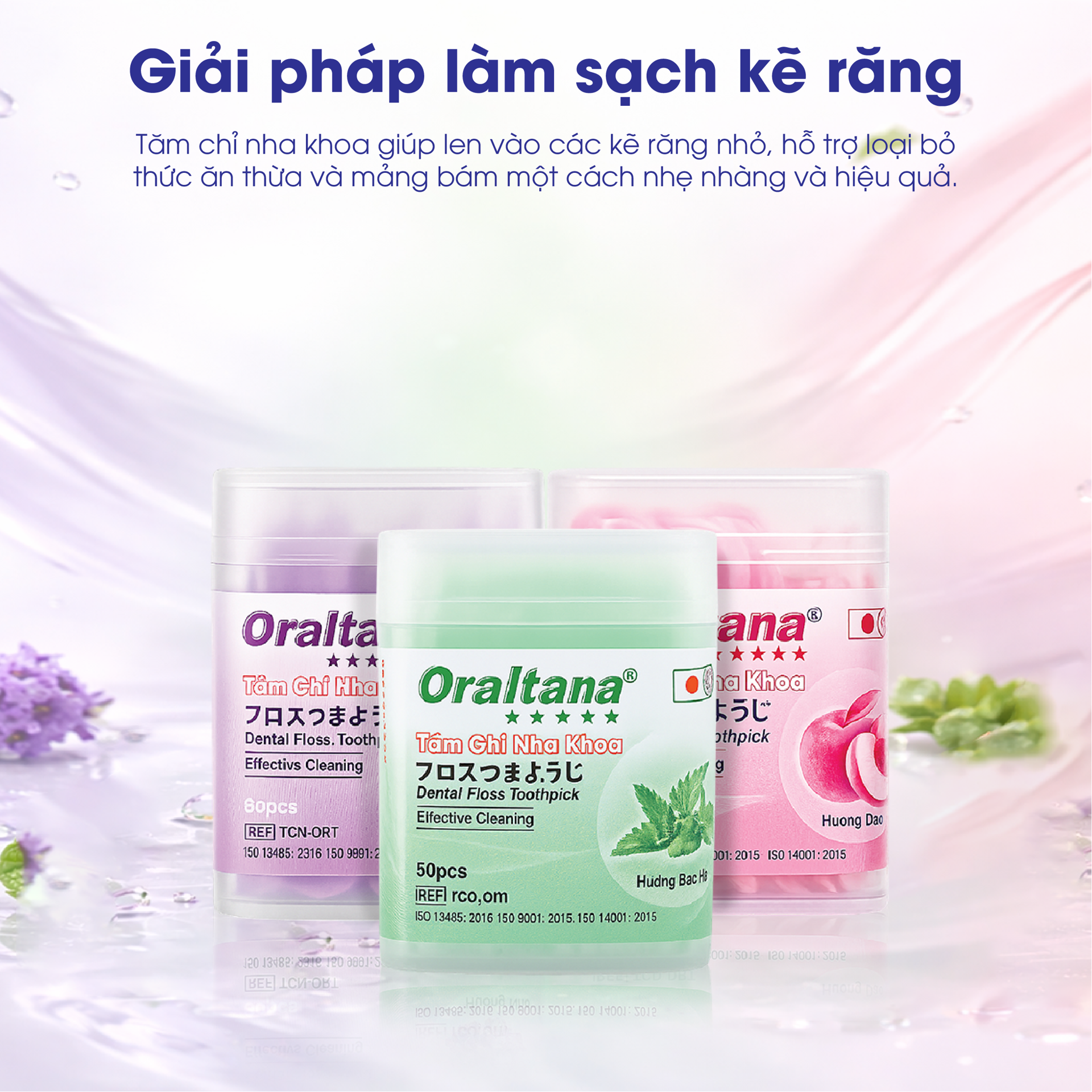 Tăm Chỉ Nha Khoa Oraltana lọ 50 chiếc BH245175 2