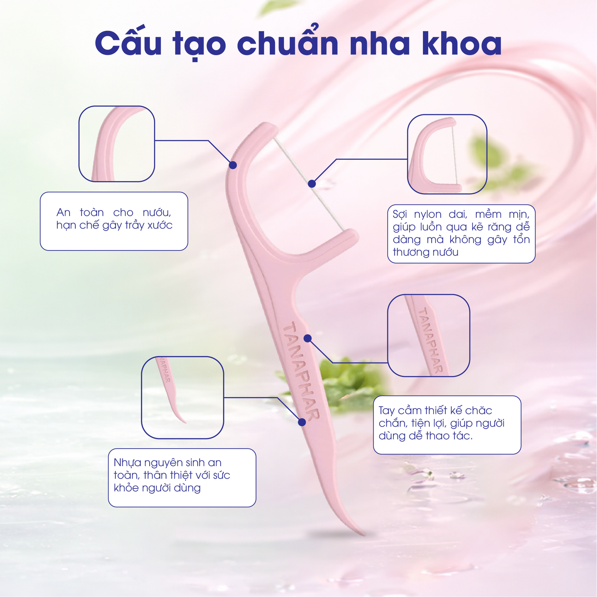 Tăm Chỉ Nha Khoa Oraltana lọ 50 chiếc BH245175 1