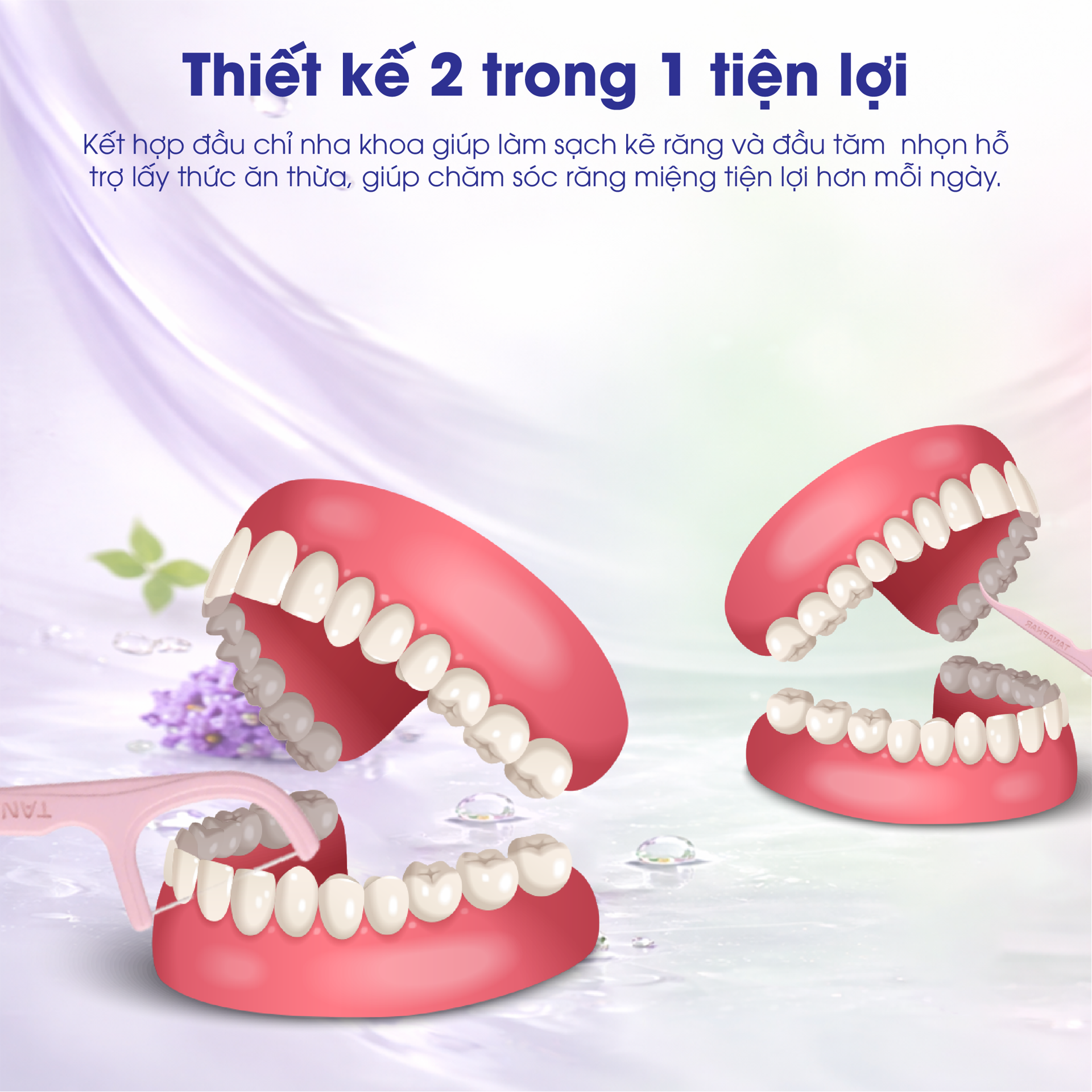 Tăm Chỉ Nha Khoa Oraltana lọ 50 chiếc BH245175 3