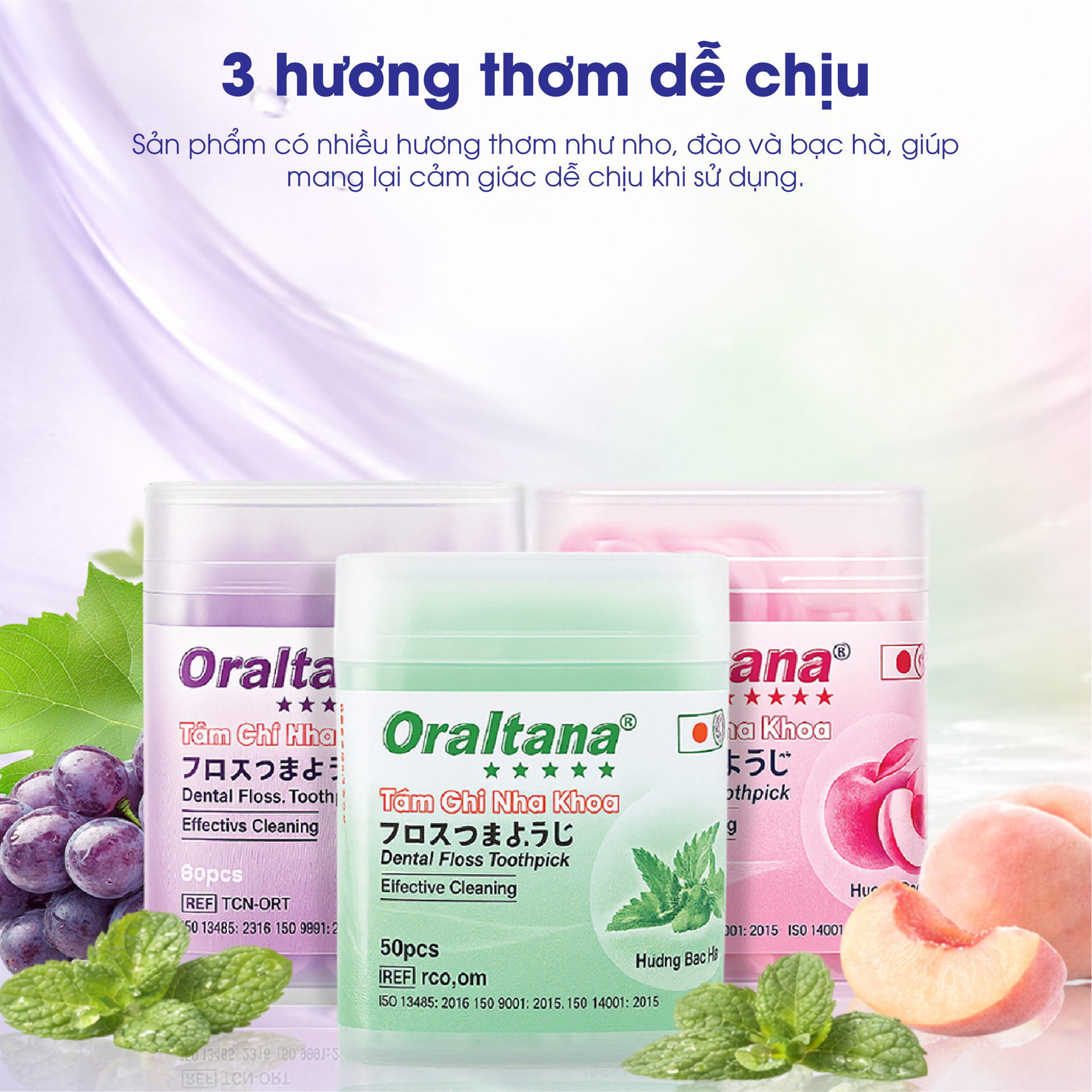 Tăm Chỉ Nha Khoa Oraltana lọ 50 chiếc BH245175 6